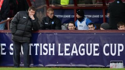 Dejected St Johnstone manager Tommy Wright