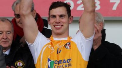 Antrim captain Neil McManus