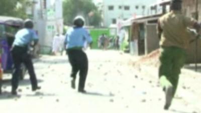 Unrest in Mombasa