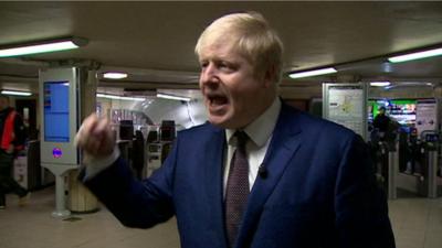 Boris Johnson, mayor of London