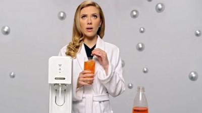 Scarlet Johansson in SodaStream advert