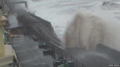 Dawlish railway line