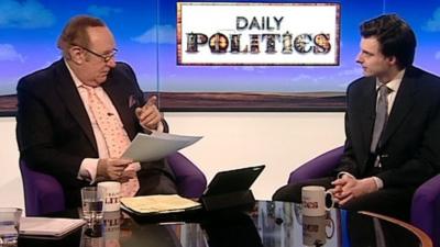 Andrew Neil and Full Fact's Will Moy