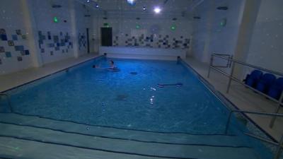 Pool at Loughborough special school