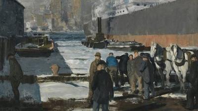 George Bellows's Men of the Docks