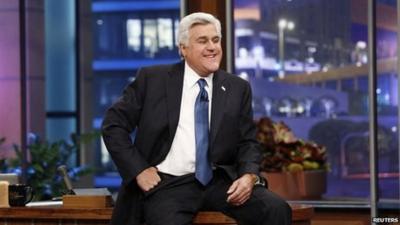 Jay Leno presents his final episode of the Tonight Show