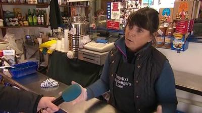 Fishmonger in Looe