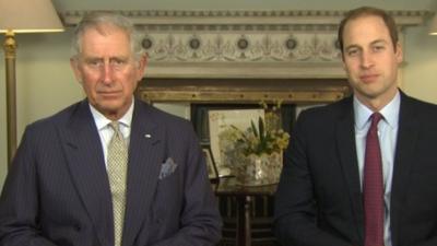 Prince Charles and Prince William