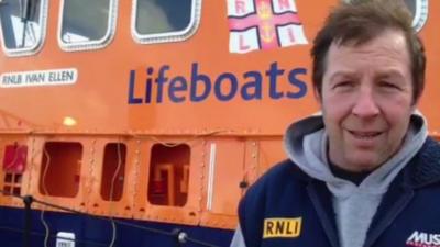 Patrick Harvey, coxswain of the RNLI Penlee lifeboat station