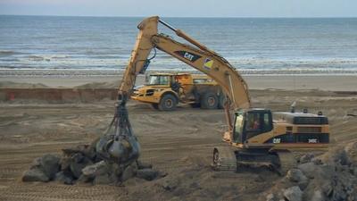 Work to protect Dutch coast from storm surge