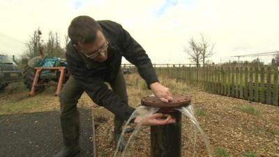 A borehole in Oxfordshire