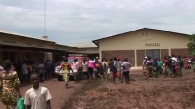 People gathered in Bujumbura