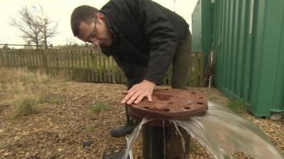 Opening up a borehole