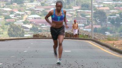 Lesotho's marathon runner Mamorallo Tjoka