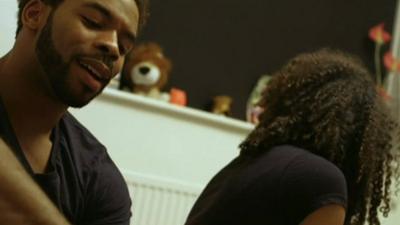 Scene from the video