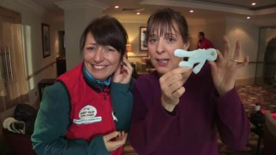 Davina McCall and Mel Giedroyc