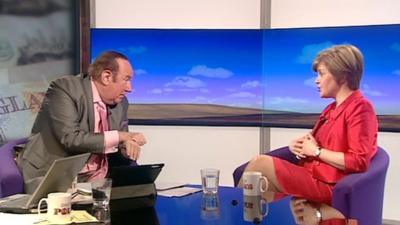 Andrew Neil and Nicola Sturgeon