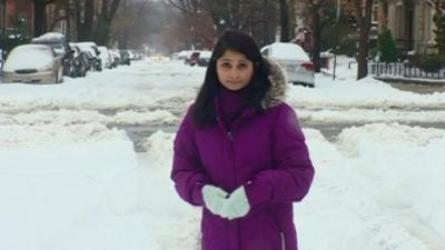 Rajini Vaidyanathan outside in Washington DC