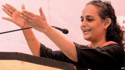 Author and activist Arundhati Roy