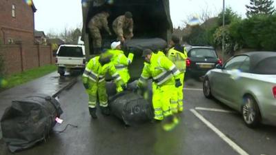 Flood defences unloaded