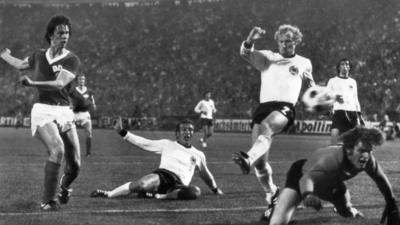 East Germany beat West Germany