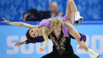 American skaters Meryl Davis and Charlie White