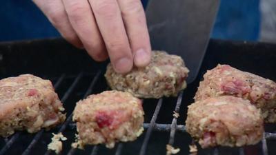 Asian carp burger