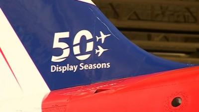 New Red Arrows tailfin