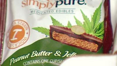 packet of marijuana based food