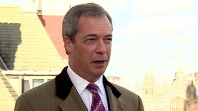 UKIP leader Nigel Farage