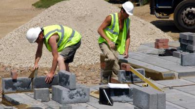 Construction site work