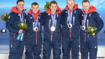 The British men's curling team