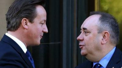 David Cameron and Alex Salmond