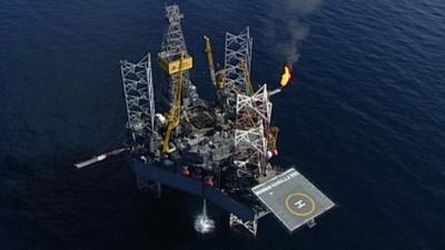 North Sea rig