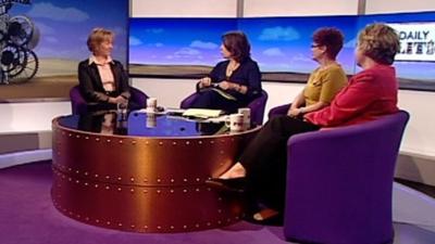 Andrea Leadsom, Jo Coburn, Hazel Blears and Lorely Burt