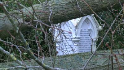 Florence Nightingale's tomb