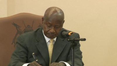 Ugandan President Yoweri Museveni