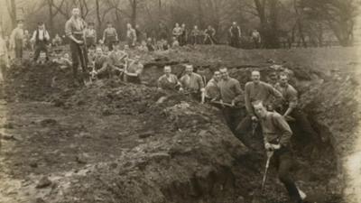 Soldiers at Otterburn