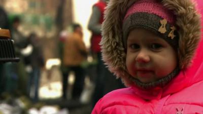 Baby in Independence Square