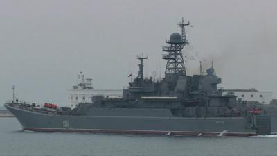 Russian military ship