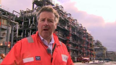 Tom Crotty of Ineos at Grangemouth plant