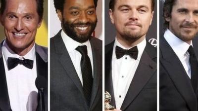 Matthew McConaughey, Chiwetel Ejiofor, Leonardo DiCaprio, Christian Bale