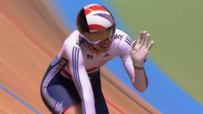 Becky James wins bronze in the women's team sprint at the World Track Cycling championships