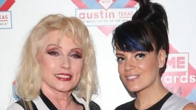 Debbie Harry and Lily Allen