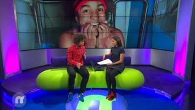 Radzi tells Newsround: ''It was unbelievable!'