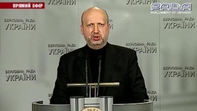 Acting Ukrainian President Oleksander Turchynov