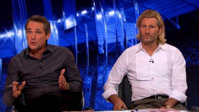 MOTD pundits Alan Hansen and Robbie Savage on Pardew headbutt