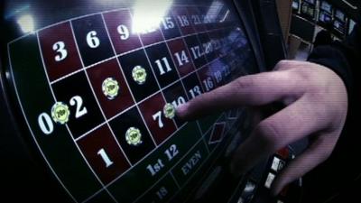 Bets placed on machine