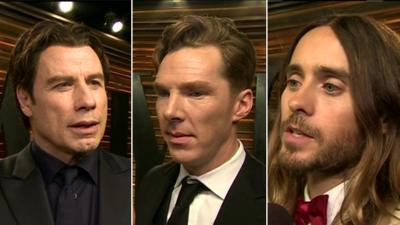 Travolta, Cumberbatch, Leto