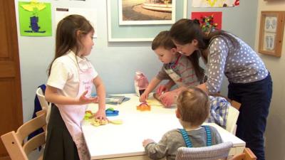 Lynne Keeble and her three children